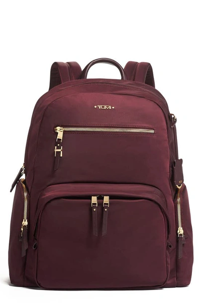Shop Tumi Voyager Carson Nylon Backpack In Port