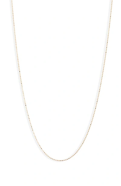 Shop Bony Levy Essentials 14k Gold Beaded Chain Necklace In Yellow Gold