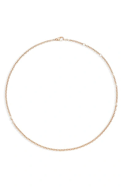 Shop Pomellato 18k Rose Gold Chain Necklace