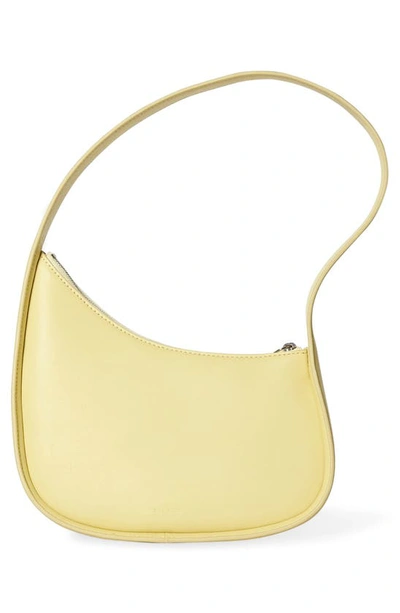 Shop The Row Half Moon Leather Bag In Sherbet