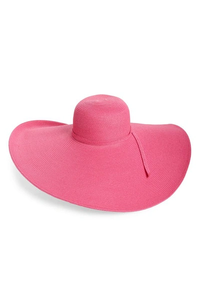 Shop San Diego Hat Ultrabraid Xl Brim Straw Sun Hat In Hot Pink