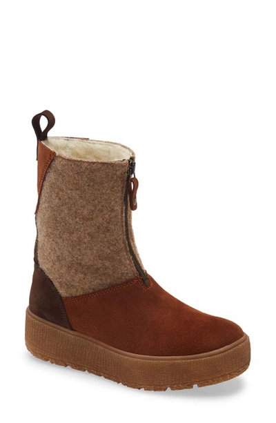 Shop Bos. & Co. Bos. & Co Ignite Waterproof Winter Boot In Whiskey Suede