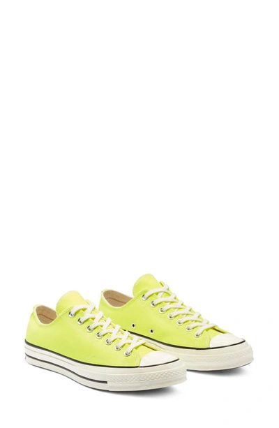 Shop Converse Chuck Taylor All Star Chuck 70 Ox Sneaker In Lemon Venom/ Egret/ Egret