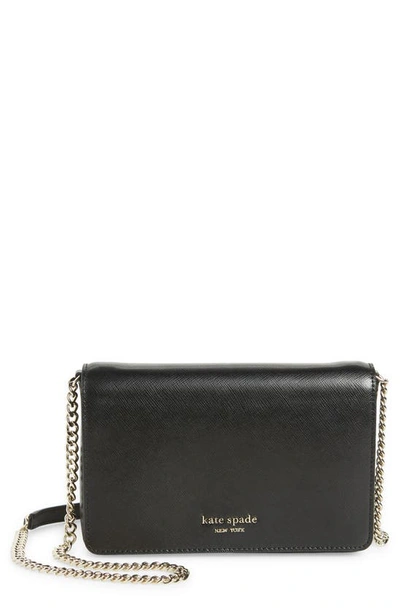 Shop Kate Spade Spencer Chain Wallet In Black