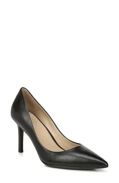 Shop Naturalizer Anna Pointed Toe Pump In Black Leather