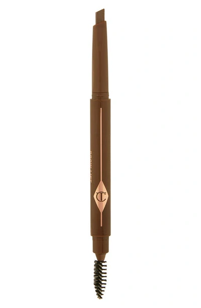 Shop Charlotte Tilbury Brow Lift Refillable Eyebrow Pencil In Medium Brown