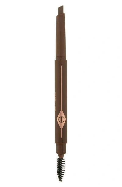 Shop Charlotte Tilbury Brow Lift Refillable Eyebrow Pencil In Natural Brown