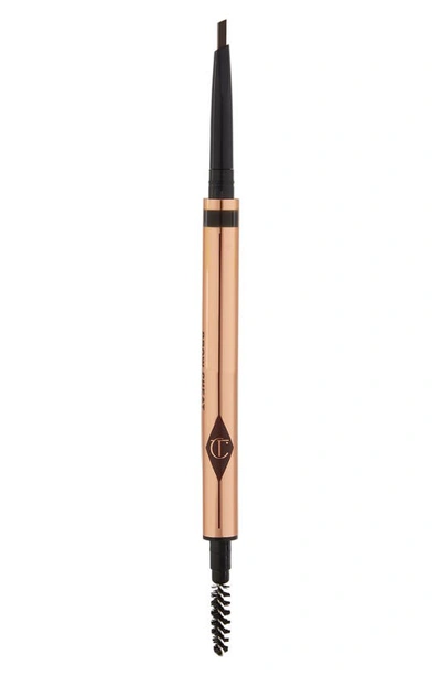 Shop Charlotte Tilbury Brow Cheat Refillable Brow Pencil In Natural Black