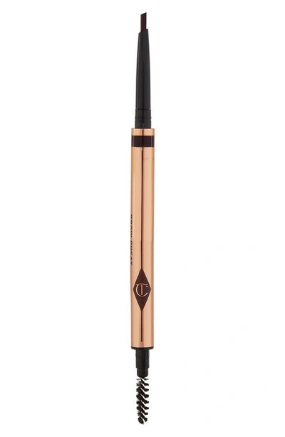 Shop Charlotte Tilbury Brow Cheat Refillable Brow Pencil In Brown Black