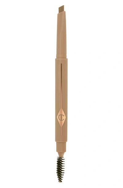 Shop Charlotte Tilbury Brow Lift Refillable Eyebrow Pencil In Taupe