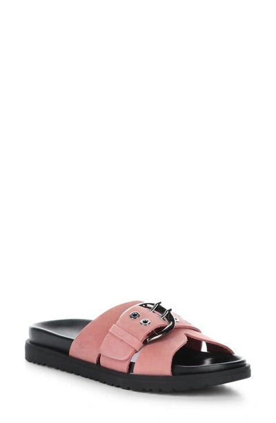 Shop Bos. & Co. Salerno Sandal In Cammeo Pink Nubuck