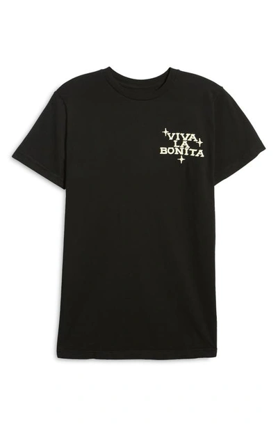 Shop Viva La Bonita Scorpion Rose Graphic Tee In Black