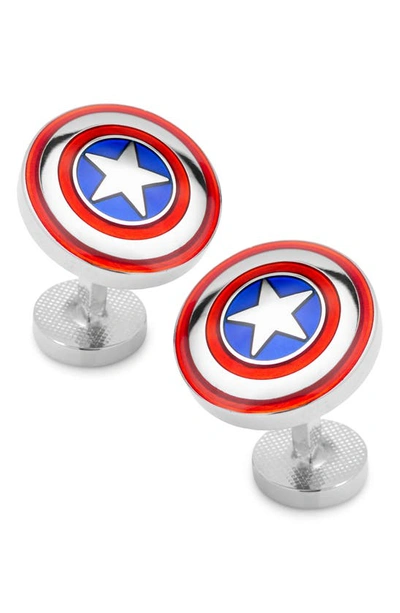 Shop Cufflinks, Inc Captain America Cuff Links In Multi