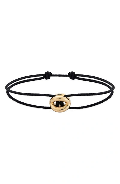 Shop Le Gramme 3g 18k Gold Cord Bracelet In Yellow Gold