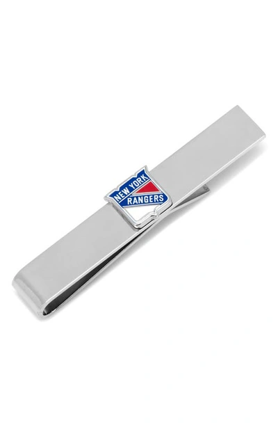 Shop Cufflinks, Inc . New York Rangers Tie Bar In Metalic Silver Multi