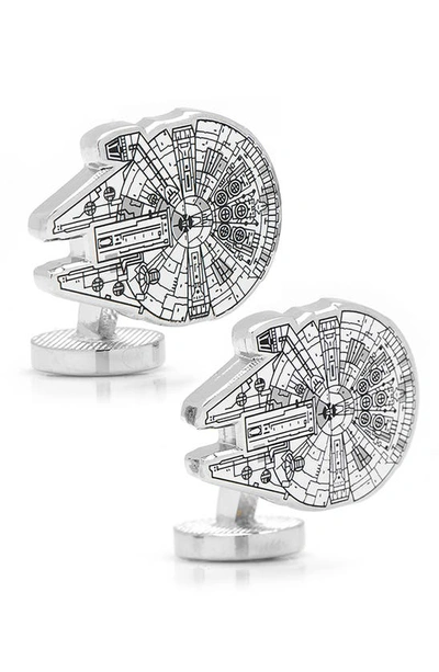 Shop Cufflinks, Inc Star Wars™ In White/ Black/ Silver