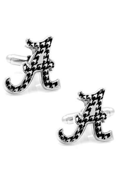 Shop Cufflinks, Inc Ncaa Collegiate University Of Alabama Houndstooth Cuff Links In Alabama Houndstooth Edition