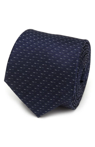 Shop Cufflinks, Inc Stripe Silk Tie In Blue