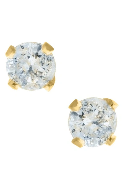 Shop Mignonette 14k Yellow Gold & Diamond Stud Earrings