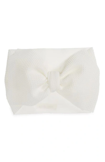 Shop Mini Prep Boutique Mini Prep Sno Stretch Head Wrap In White