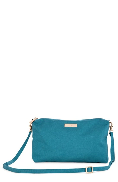 Shop Ju-ju-be Be Quick Wristlet Pouch In Teal Lagoon