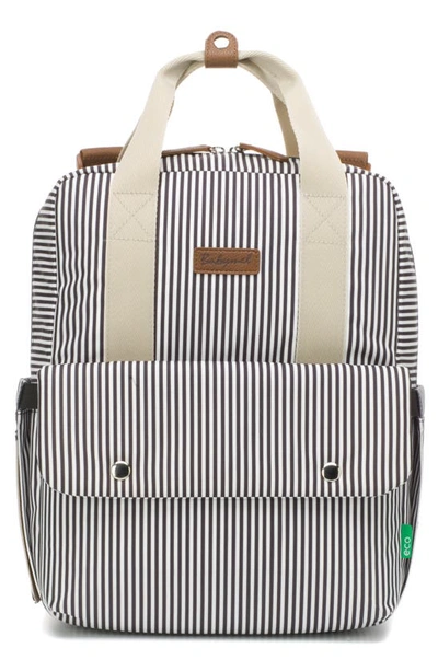 Shop Babymel Georgi Convertible Diaper Backpack In Navy Stripe