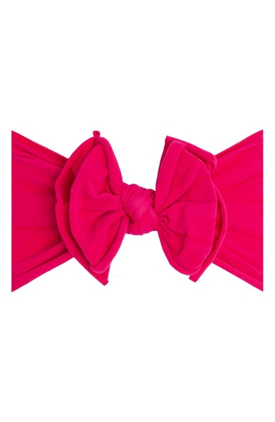 Shop Baby Bling Fab-bow-lous Headband In Fuchsia