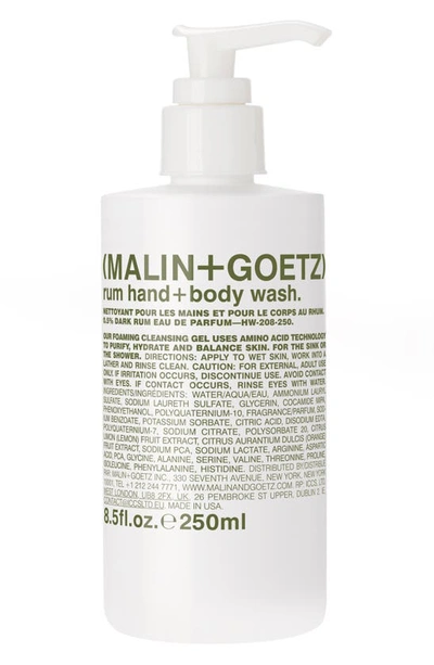 Shop Malin + Goetz Rum Hand & Body Wash With Pump