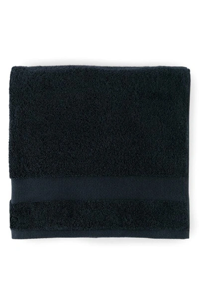 Shop Sferra Bello Hand Towel In Black