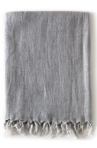 Shop Pom Pom At Home Montauk Throw Blanket In Ocean