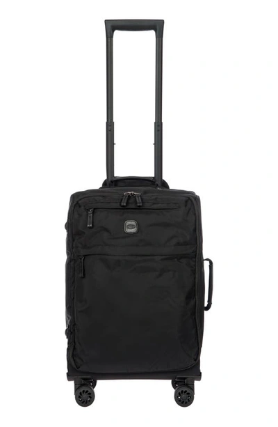 Shop Bric's X-bag 21-inch Spinner Carry-on In Black/ Black
