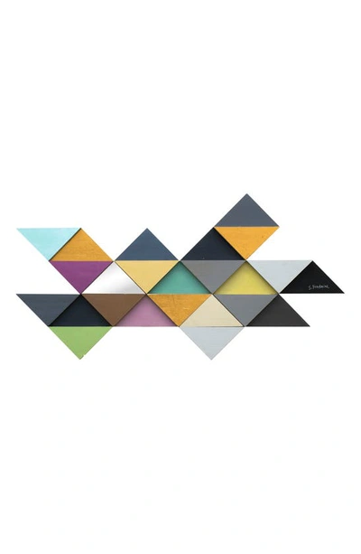 Shop Renwil Tremulous Triangle Wall Art In Multicolor