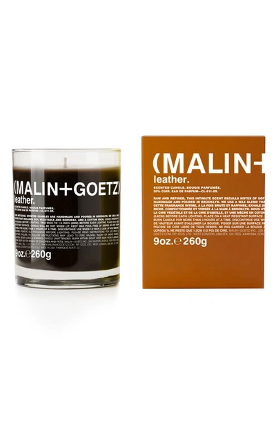 Shop Malin + Goetz Candle In Leather