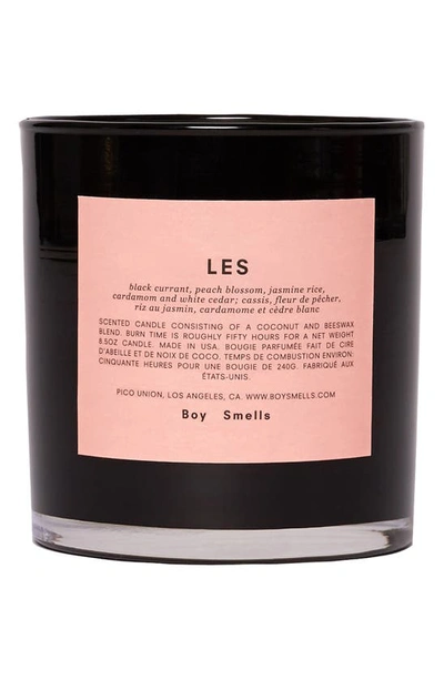 Shop Boy Smells Les Scented Candle In Pink