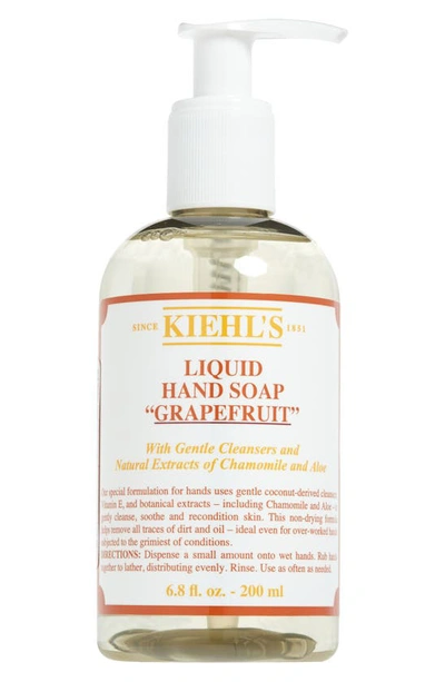 Shop Kiehl's Since 1851 Grapefruit Liquid Hand Soap, 6.8 oz In Bottle