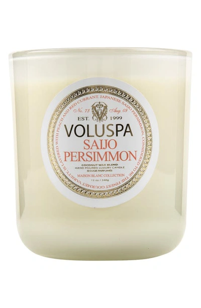 Shop Voluspa Maison Blanc Saijo Persimmon Classic Maison Candle, 12 oz