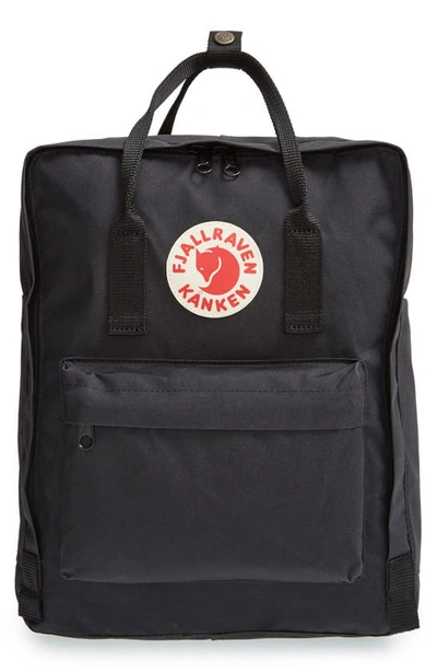 Shop Fjall Raven Kånken Water Resistant Backpack In Black