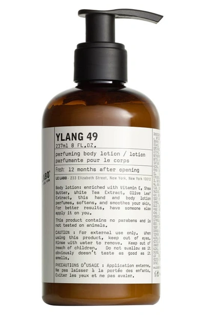 Shop Le Labo Ylang 49 Body Lotion