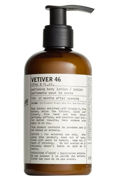 Shop Le Labo Vetiver 46 Body Lotion