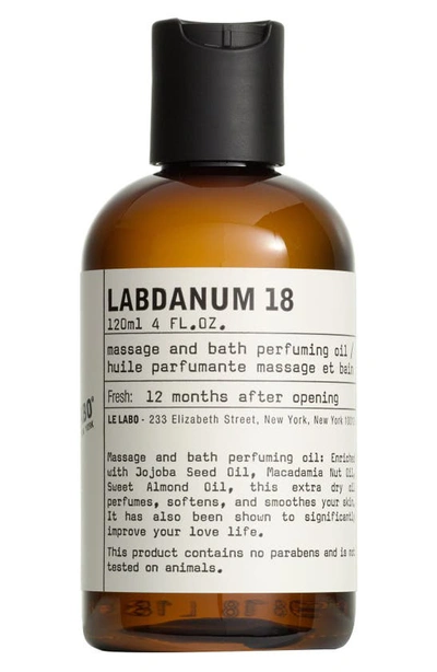 Shop Le Labo Labdanum 18 Body Oil
