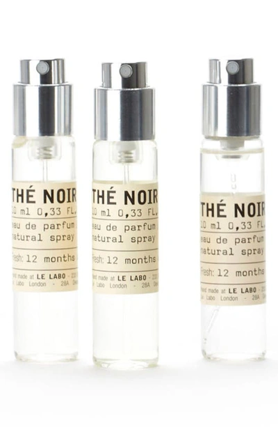 Shop Le Labo Thé Noir 29 Eau De Parfum Travel Tube Refill Trio