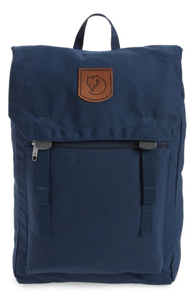 Shop Fjall Raven Foldsack No.1 Water Resistant Backpack In Navy