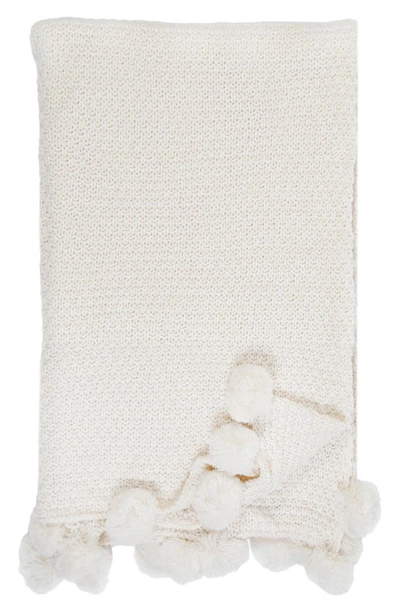 Shop Pom Pom At Home Riley Oversize Throw In Antique White