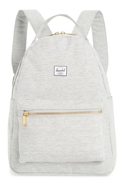 Shop Herschel Supply Co Nova Mid Volume Backpack In Light Grey Crosshatch