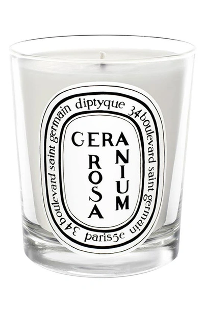 Shop Diptyque Geranium Rosa (rose) Scented Candle, 6.5 oz