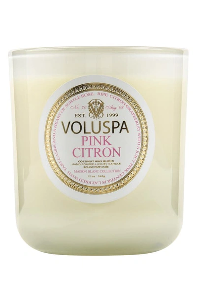 Shop Voluspa Maison Blanc Pink Citron Classic Maison Candle, 12 oz