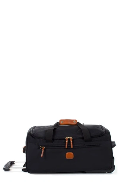 Shop Bric's Brics X-bag 21-inch Rolling Carry-on Duffle Bag In Black