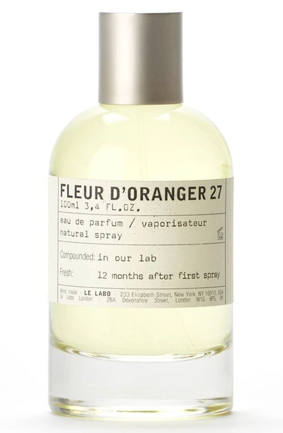 Shop Le Labo Fleur D'oranger 27 Eau De Parfum, 3.4 oz