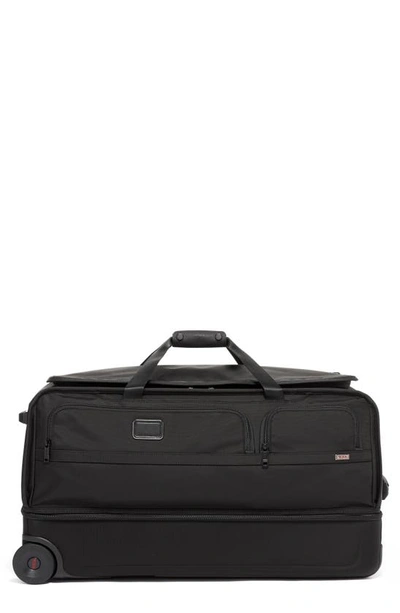 Shop Tumi Alpha 3 30-inch Wheeled Duffle Bag In Black