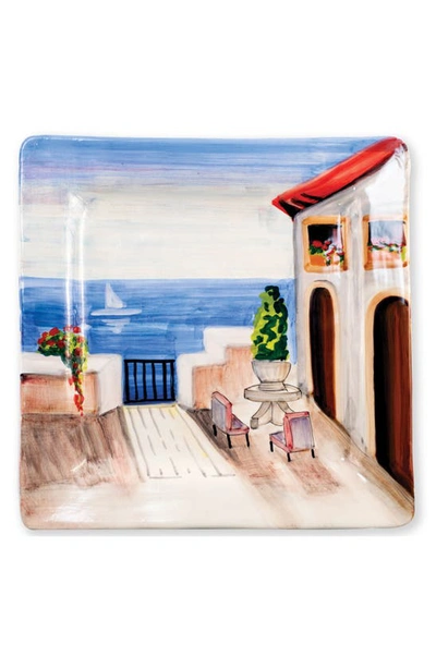 Shop Vietri Seaside Villa Wall Plate In Handpainted